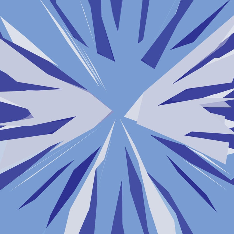 SAFIRA GEOMÉTRICA ABSTRATA