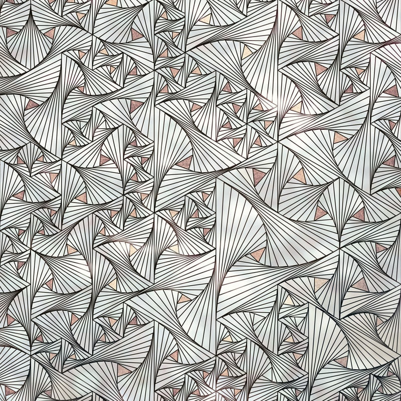 REVERIE IN COPPER AND WHITE