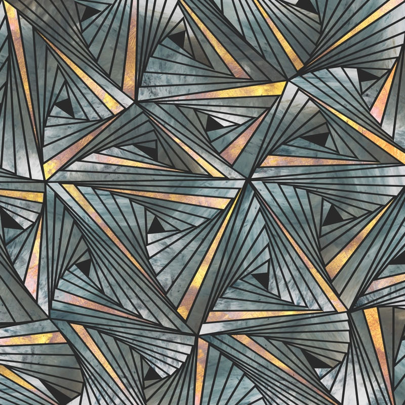 GREY AND GOLD MESH