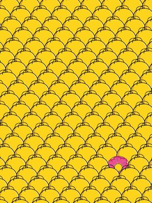 THE SIMPSONS - HOMER AND DONUTS