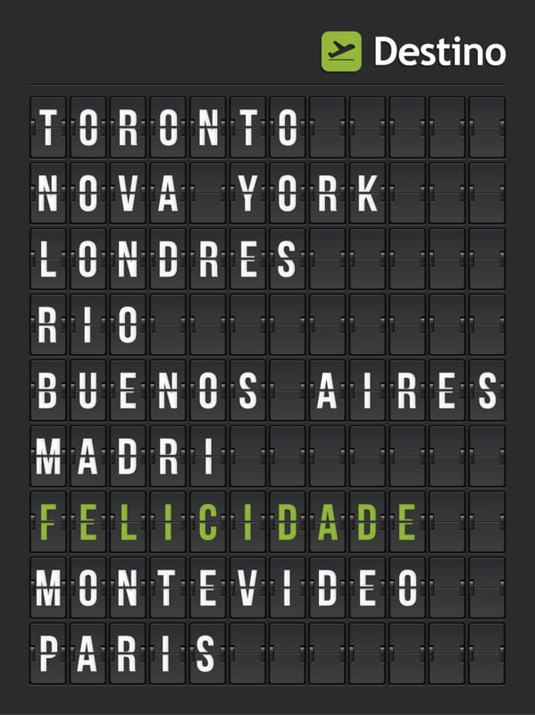 DESTINO À FELICIDADE