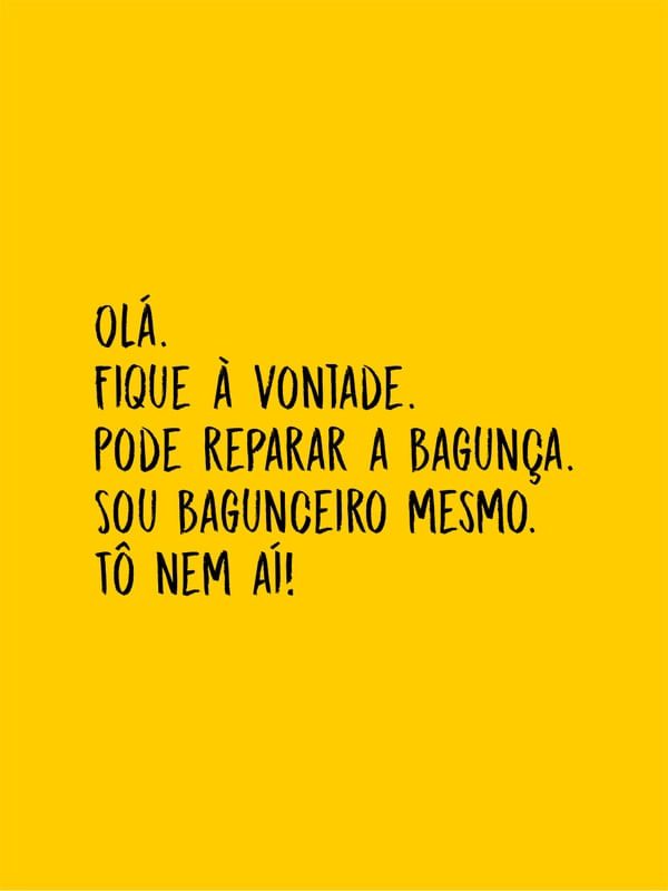 SOU DA BAGUNÇA