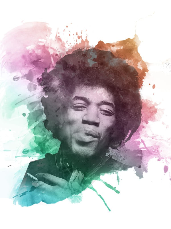 WATERCOLOR HENDRIX