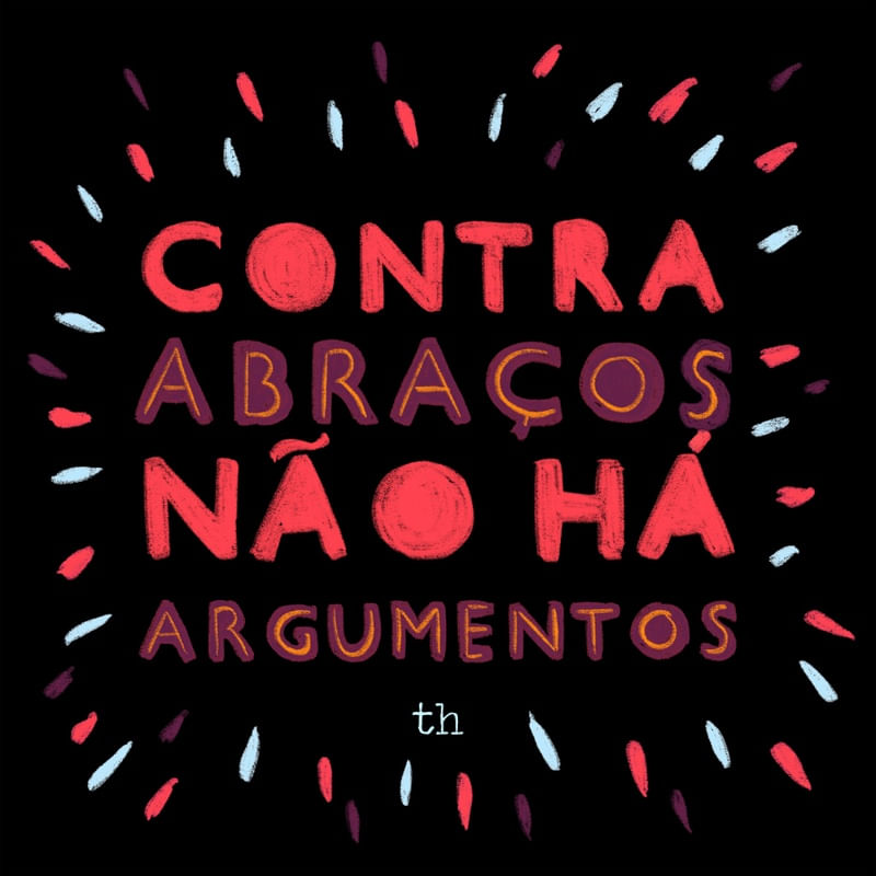 ABRAÇOS E ARGUMENTOS - PRETO