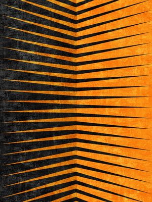 YELLOW / BLACK - GEOMETRIC