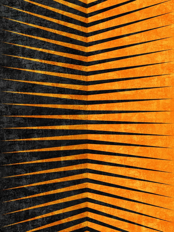 YELLOW / BLACK - GEOMETRIC