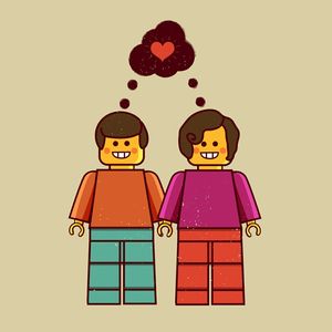 CASAL APAIXONADO LEGO