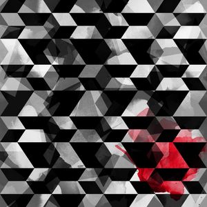 GEOMETRIC BROKEN BLOODY ART
