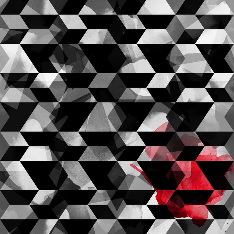 GEOMETRIC BROKEN BLOODY ART