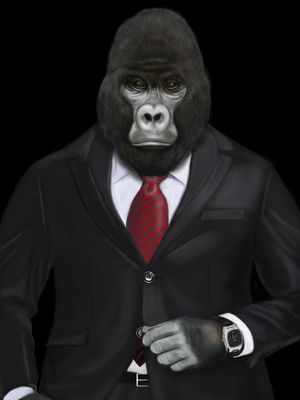 STYLISH GORILLA!