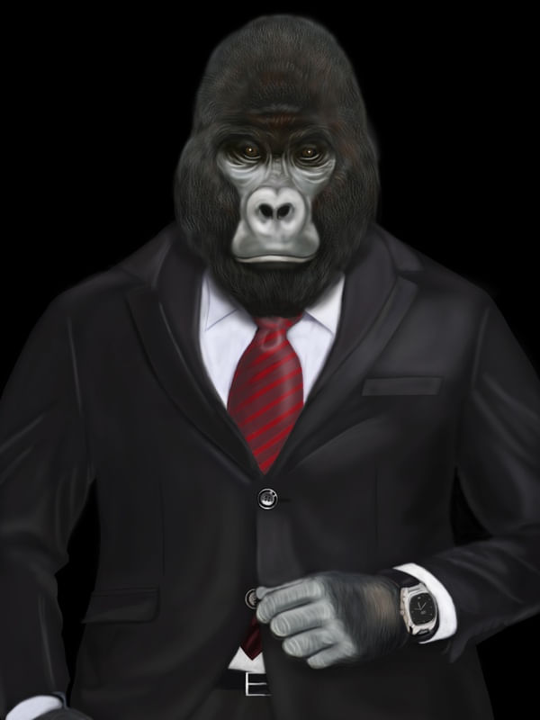 STYLISH GORILLA!