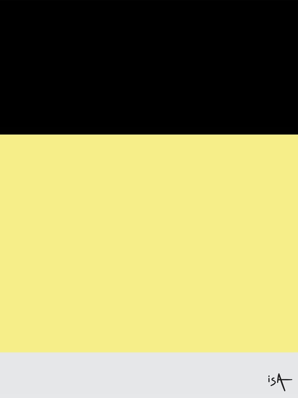 TRIPLO PRETO, AMARELO E CINZA