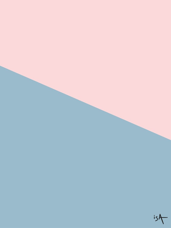 DIAGINAL AZUL E ROSA