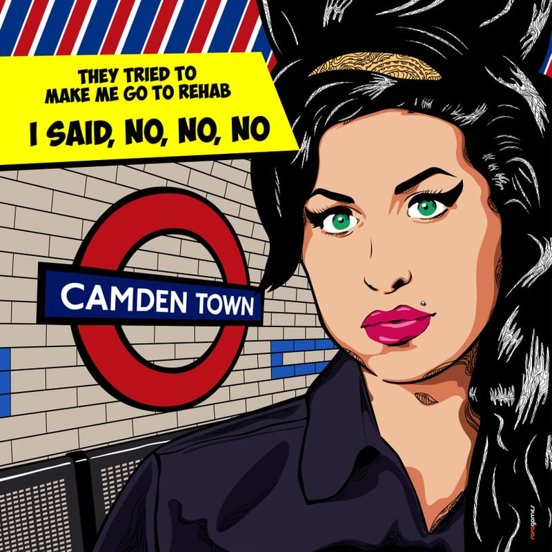 AMY WINEHOUSE CAMDEN TOWN