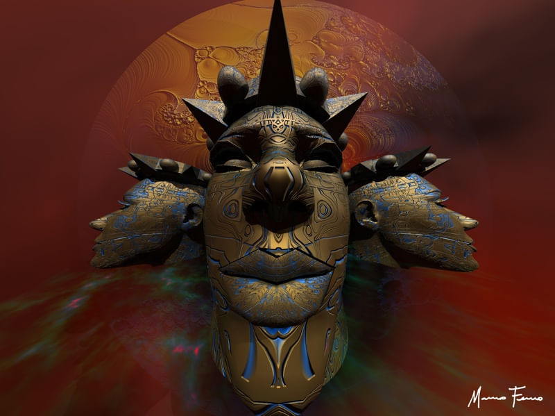 MÁSCARA TRIBAL 2