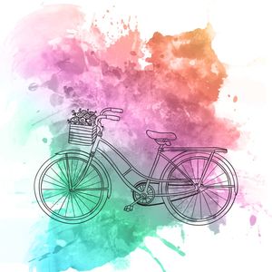 BIKE AQUARELA