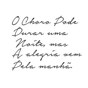 A ALEGRIA VEM PELA MANHÃ