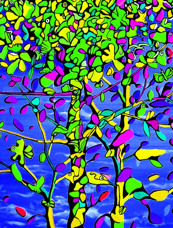 HABITANTES NUMA VEGETAÇÃO CAÓTICA