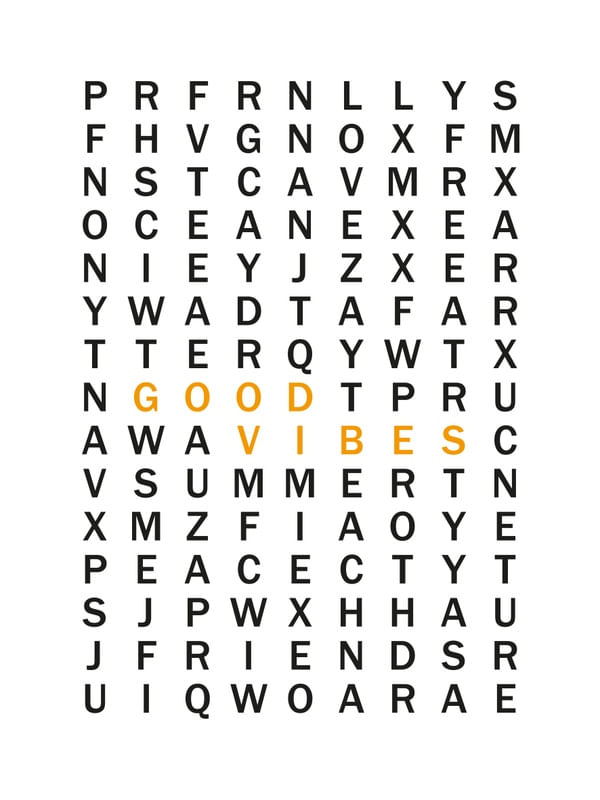 GOOD VIBES CAÇA PALAVRAS
