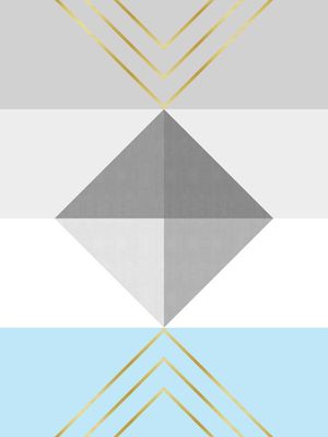 POLIGONAL E DOURADO III