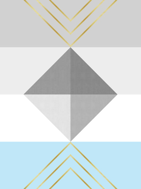 POLIGONAL E DOURADO III