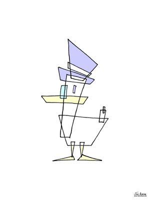 O CUBISMO DE LORDE O´GANSON (RETRATO)