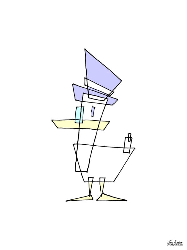 O CUBISMO DE LORDE O´GANSON (RETRATO)