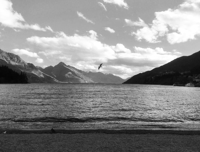 MOUNTAIN AND LAKE