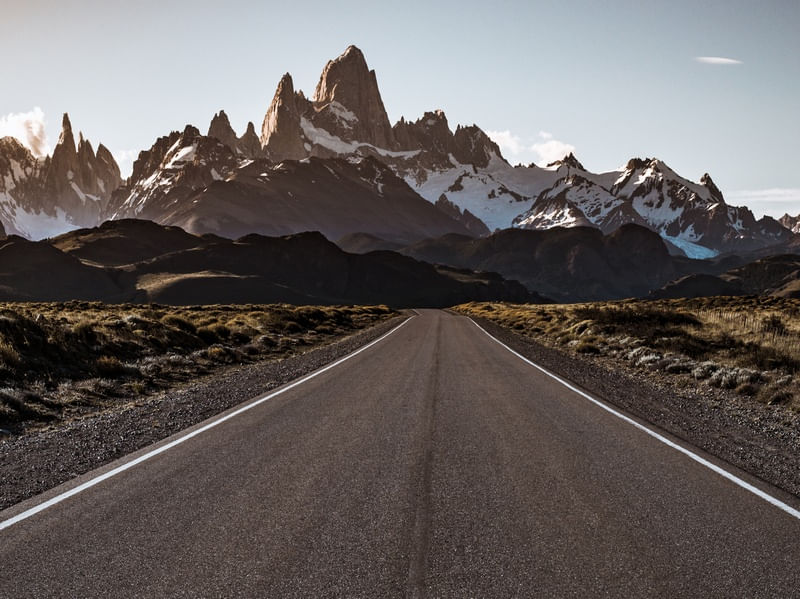 FITZ ROY NA ESTRADA PARA EL CHALTÉN