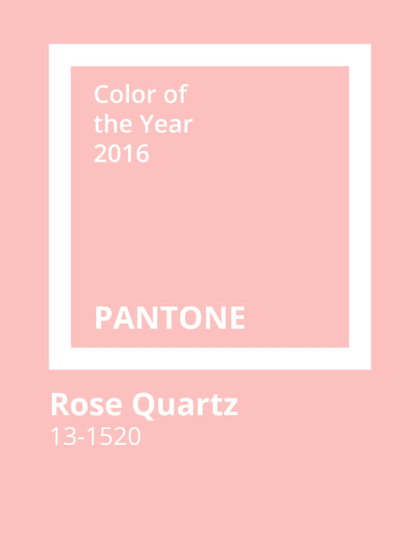 PANTONE 2016 - ROSE QUARTZ