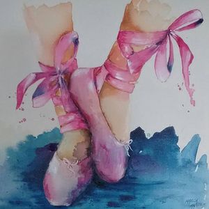 SAPATILHAS ROSAS DE CETIM