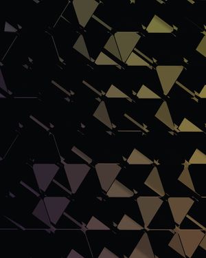 FUTURISTIC BLACK GOLD GEO BG