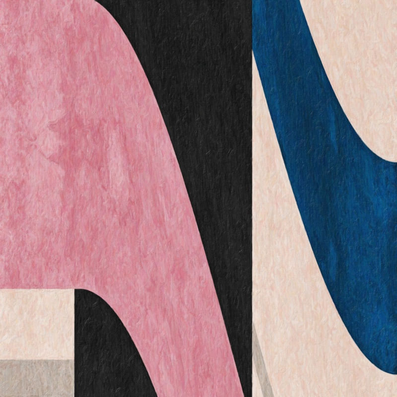 BLUE AND PINK CURVES