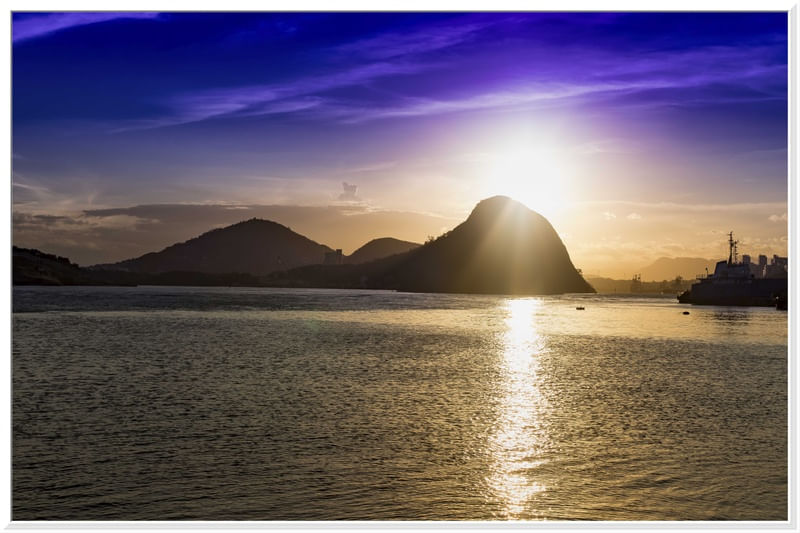 POR DO SOL NO CORAÇÃO DE VITÓRIA ES