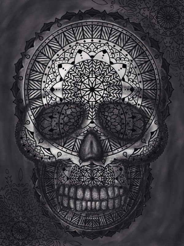 MANDALA DARK SKULL