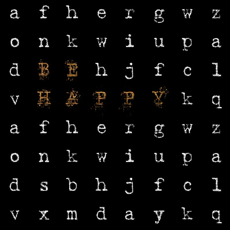 WORDS BE HAPPY