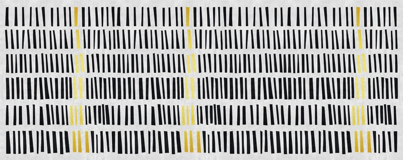 MINIMALISTA PRETO E DOURADO I