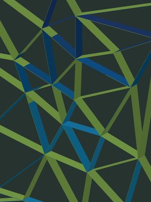 3D FUTURISTIC GEO LINES II