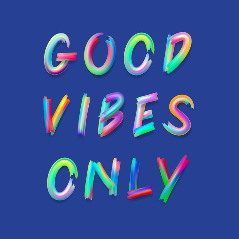 GOOD VIBES BLUE