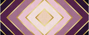 CHEVRON DOURADO E ROXO