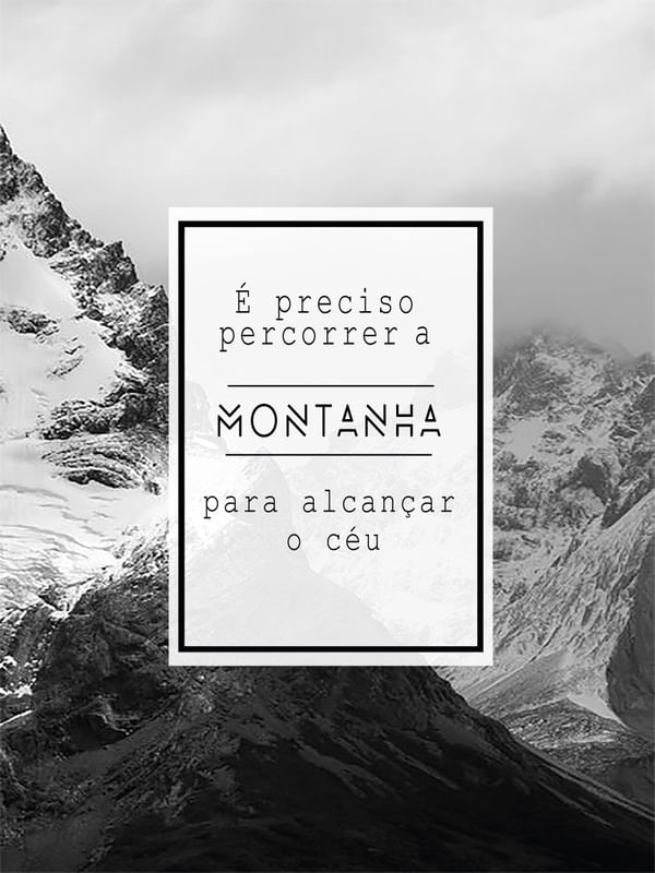 MONTANHA É PRECISO