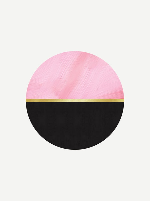 ROSA E DOURADO MINIMALISTA