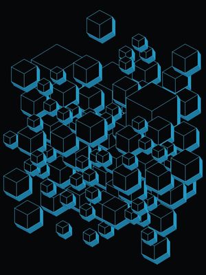 3D FUTURISTIC CUBES IV