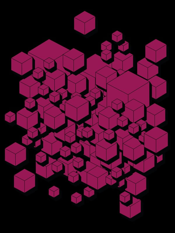 3D FUTURISTIC CUBES V