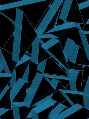 3D BROKEN GLASS
