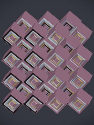 3D LOVELY CUBES