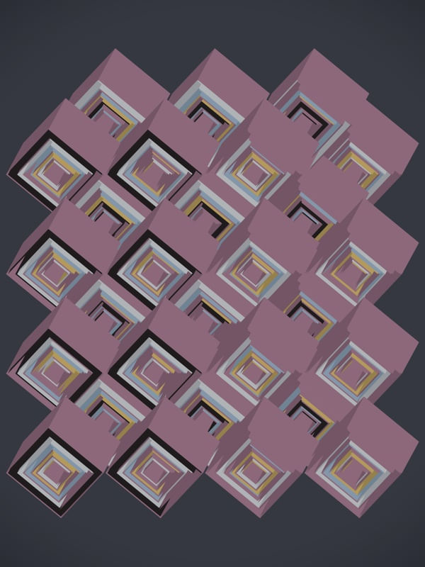 3D LOVELY CUBES