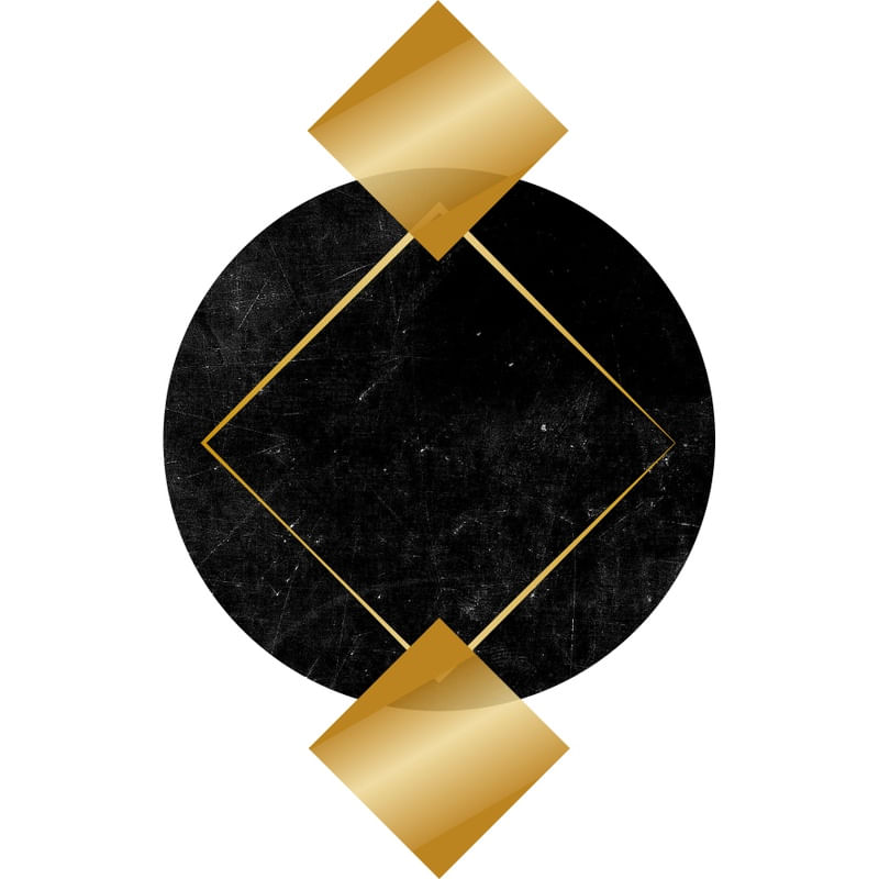 GEOMETRIC-SHAPES PRETO
