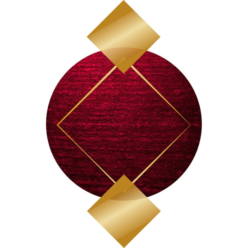 GEOMETRIC-SHAPES VERMELHO