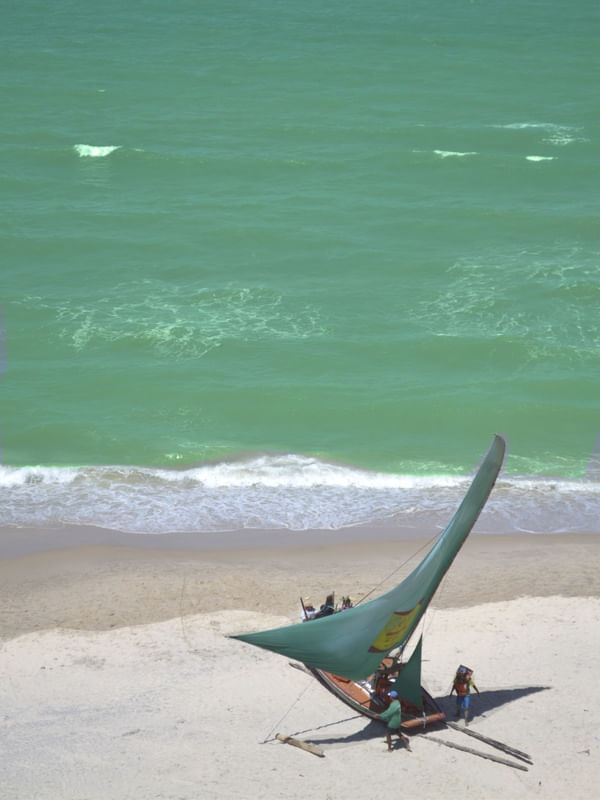 RAFT ON THE BEACH